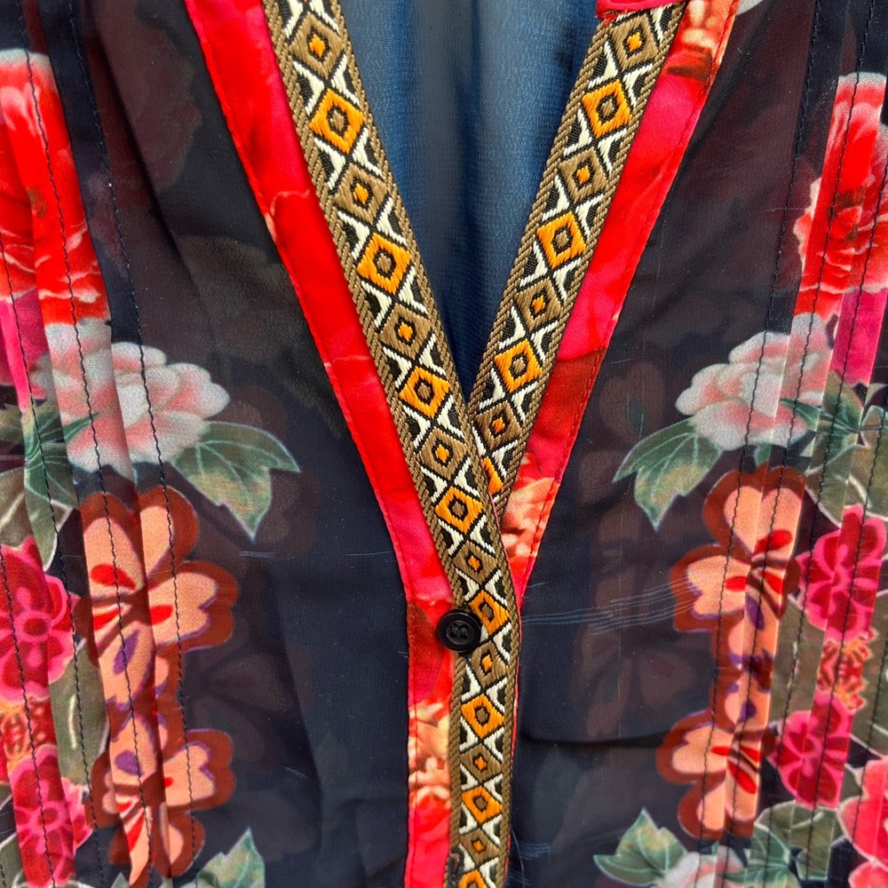 Farm Rio Vibes blouse S - Picture 3 of 5